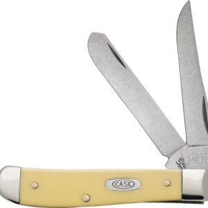 CASE KNIVES YELLOW SYNTHETIC SMOOTH MINI TRAPPER