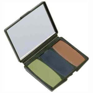 HS FACE PAINT WOODLAND CAMO COMPAC - GREEN BLACK BROWN