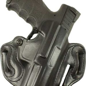 DESANTIS SPEED SCABBARD HOLSTR RH OWB LEATHER 1911 5" BL